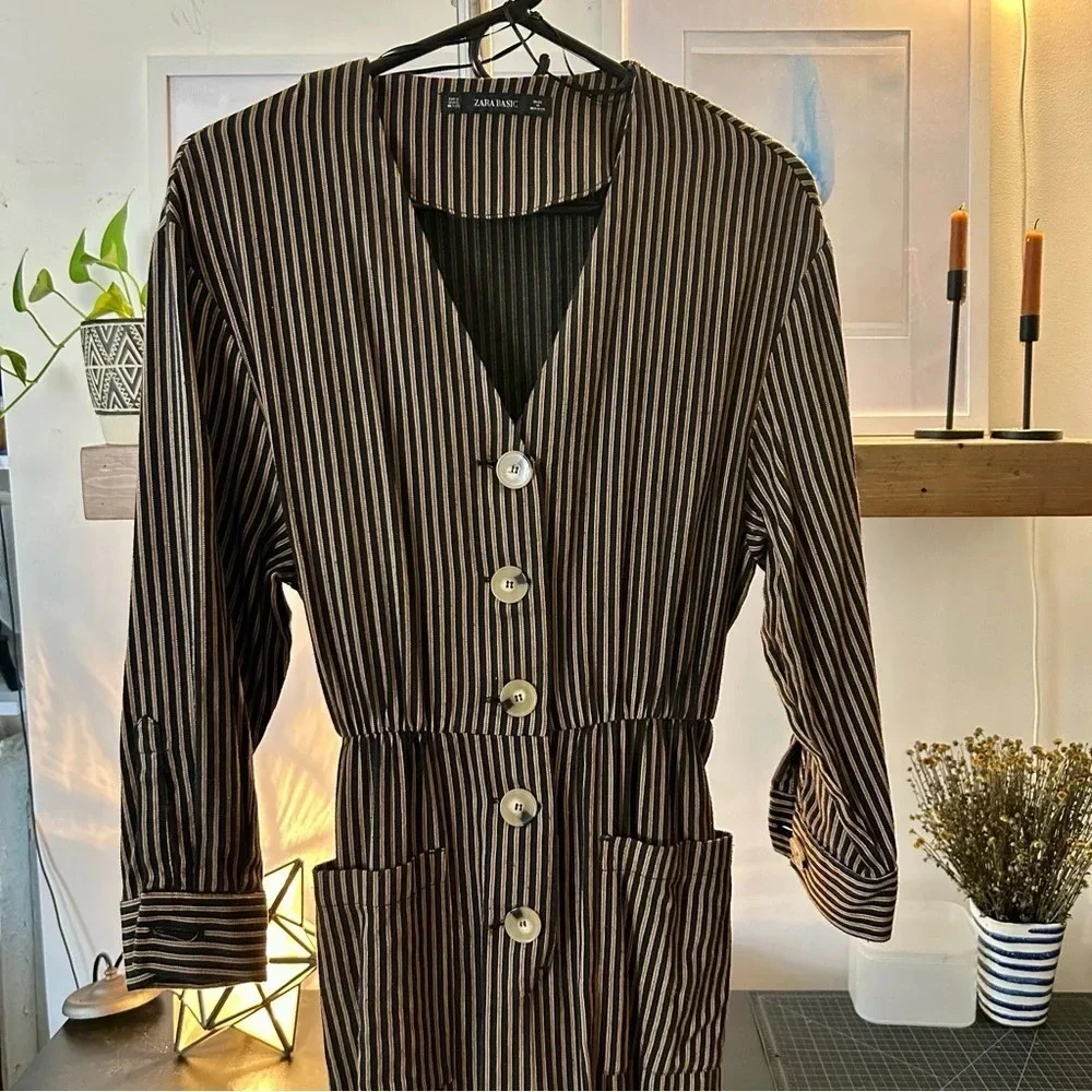 Zara‎ Women's Long-Sleeved Jumpsuit - Picture 5 of 12